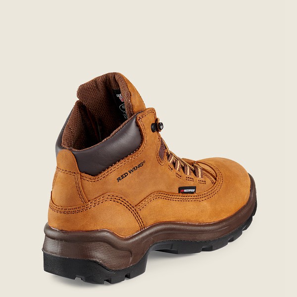 Botas de Trabajo Red Wing Mujer Marrom - Flexbond - 5-Inch Waterproof Safety Toe - 837-TZDANG